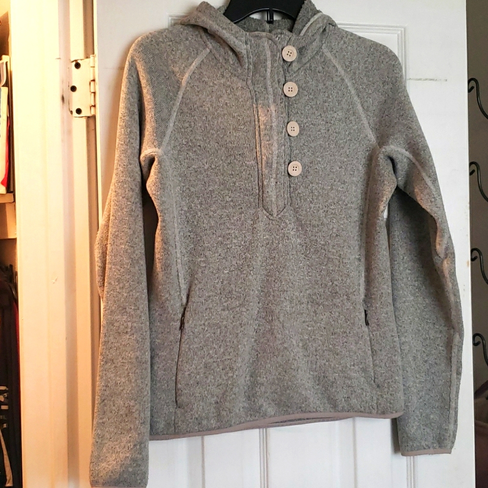 The North face M Button hoodie